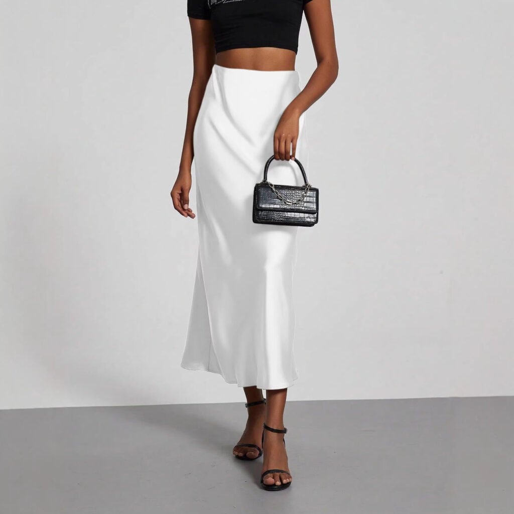 High-Waist Pencil Skirt
