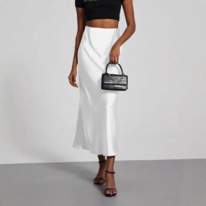 High-Waist Pencil Skirt